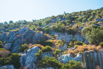 古老的城市kekova