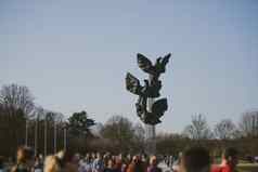纪念碑波兰人行为形式鹰