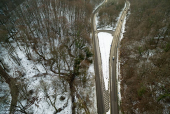 冬天山路