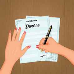 女人迹象离婚论文