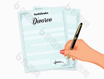 标志离婚实践