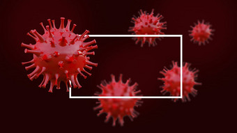 呈现简单的科维德病毒模型