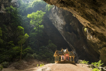 亚洲泰国考县山 姆ROI哎呀洞穴