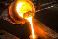 大碗熔融金属钢机钢生产