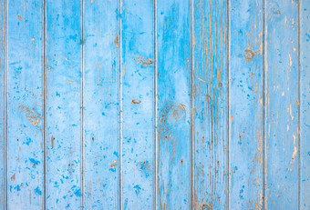 古董蓝色的木背景剥油漆