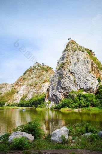 美丽的石头山考县恩古石头公园