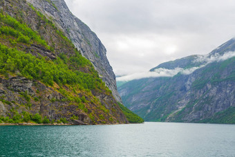 峡湾挪威自然旅行背景