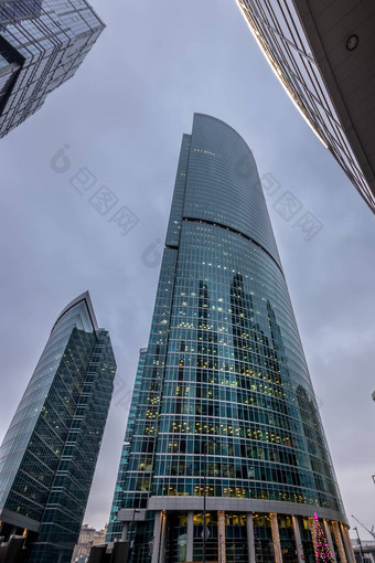 莫斯科城市摩天大楼国际业务俄罗斯中心