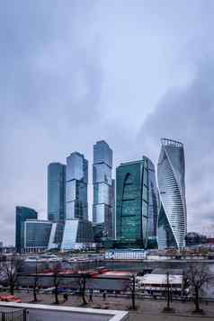 莫斯科城市摩天大楼国际业务俄罗斯中心