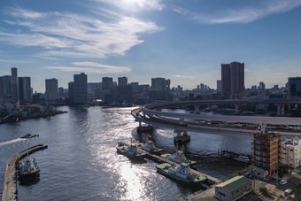 视图东京湾一天彩虹桥