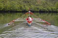 bacungan红树林河船波多黎各公主巴拉望省菲利普
