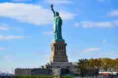 雕像自由纽约城市美国