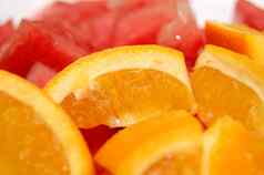 自然有营养的水果橙色西瓜