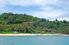 伊利格iligan海滩海岸长滩岛岛阿克兰菲律宾