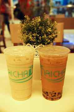 奶茶牛奶茶饮料卡格扬河黄金城市菲律宾