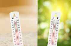 热带温度测量在户外温度计