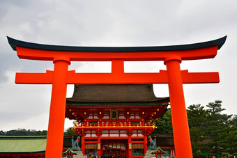 伏见inari大社日本门鸟居《京都议定书》日本