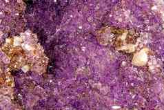 紫水晶宝石德鲁士族石头疗愈