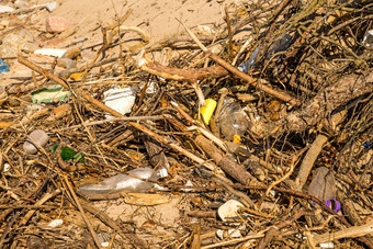 海洋污染海滩波罗的海海波兰