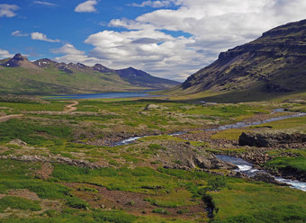 美妙的河谷侵蚀山西冰岛