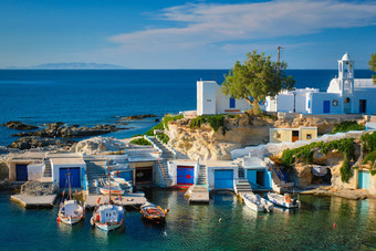 mandrakia村米洛斯岛岛希腊