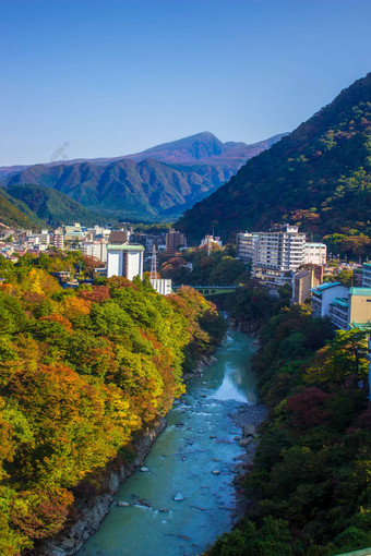 小镇䍬温泉景观俯瞰小镇䍬温泉