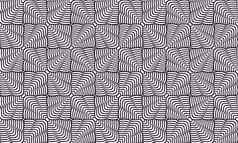 几何形状模式印刷纺织壁纸室内设计