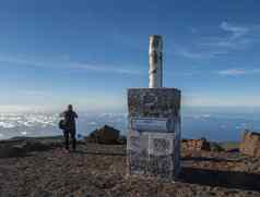 宫的罗格这些伙计们山峰男人。旅游选取图片全景公园国家火山口taburiente棕榈金丝雀岛屿冬天阳光明媚的阿夫里尔午