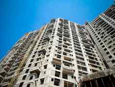 建筑建设住房项目即将到来的住宅项目建筑结构项目现代城市最高的建筑印度建设