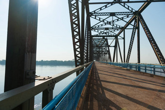 链岩石桥路线路易密苏里州美国