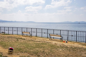 板凳上海岸海景