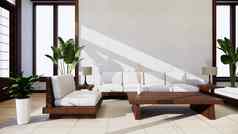 沙发日本风格房间日本白色背景提供