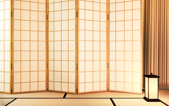 日本分区纸木设计生活房间榻榻米弗洛
