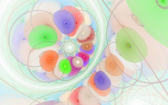 螺旋数字艺术摘要电脑生成的现代分形元素模式有创意的艺术设计美丽的分形艺术专辑海报小册子数字图形有创意的设计