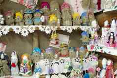 娃娃莫坦卡女孩古老的护身符保护魔法手工制作的纺织娃娃工艺品传统少数民族玩具白俄罗斯