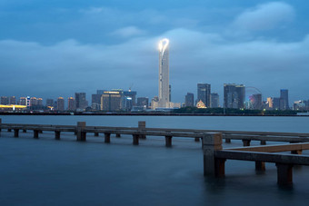 城市景观湖苏州中国