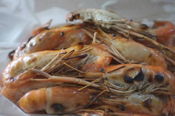 烤虾烤虾泰国海鲜