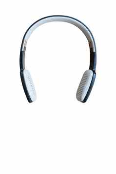 蓝牙耳机孤立的白色背景剪裁路径