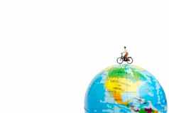 微型人旅行者自行车全球