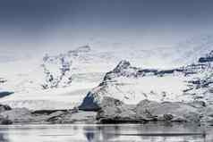 冰山冰川环礁湖