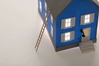 模型房子梯