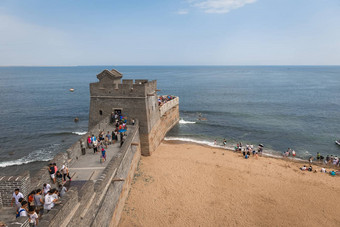 山海关中国7月龙的头开始伟大的墙被称为上海通过部分城市秦皇岛字面上的意味着通过山海
