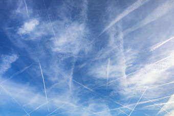 chemtrails蓝色的天空