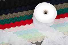 模型标签卷线圈颜色棉花自然磁带丝带