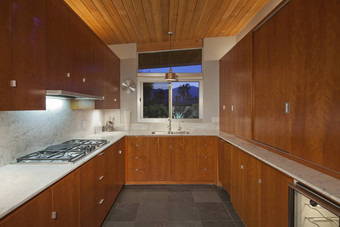 木材室内小住宅厨房