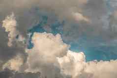 美丽的蓝色的天空云背景天空云天空