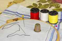材料刺绣框架针裁缝销