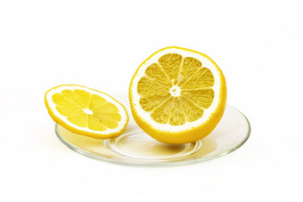 玻璃飞碟片柠檬颗切割柠檬
