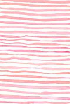手油漆水彩条纹生活珊瑚粉红色的语气abstrack