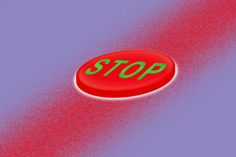体积红色的按钮词停止梯度使用